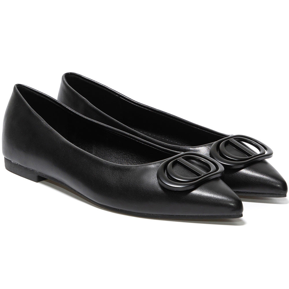 Pantofi dama Batilda, Negru 2