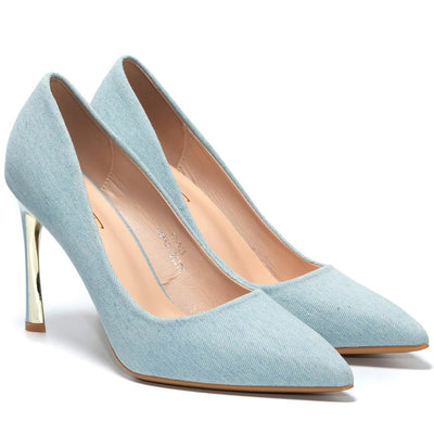 Pantofi dama Mosia, Bleu 2