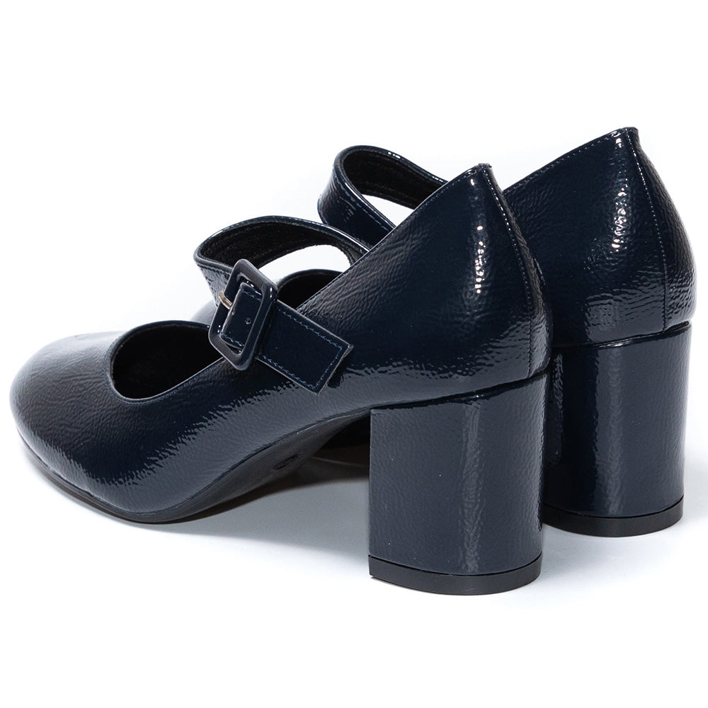 Pantofi dama Zahina, Bleumarin 4
