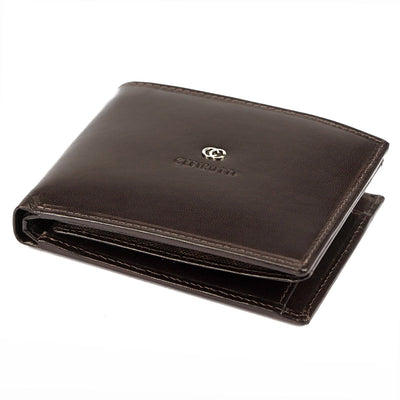 Portofel barbati din piele naturala GPB527, Cafeniu - cu Protectie RFID 7