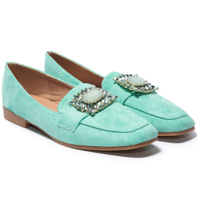 Pantofi dama Acantha, Verde 2