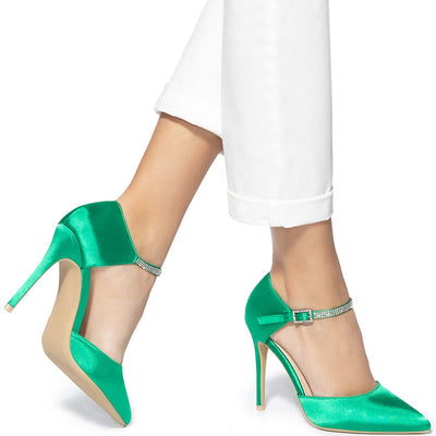 Pantofi dama Adiela, Verde 1