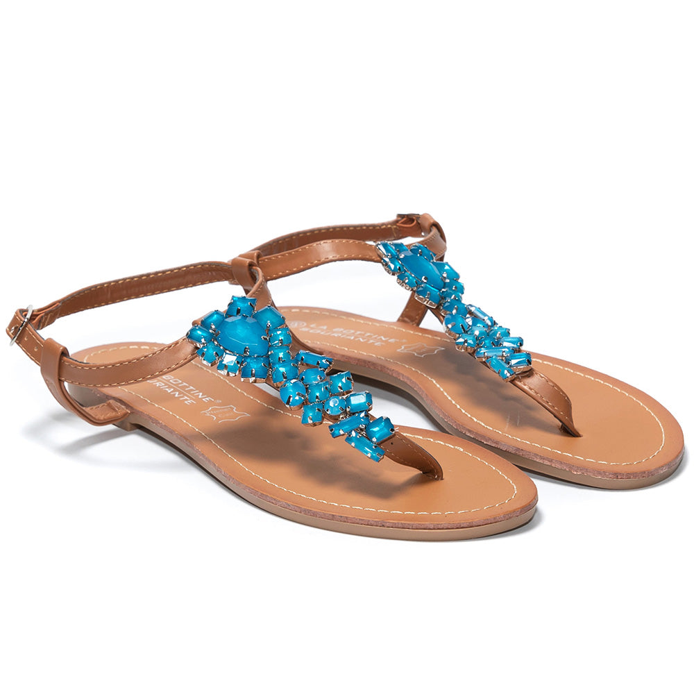 Sandale dama Anaid, Bleu 2