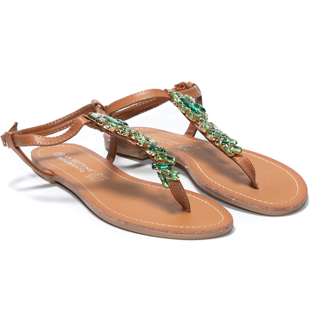 Sandale dama Anaid, Verde 2