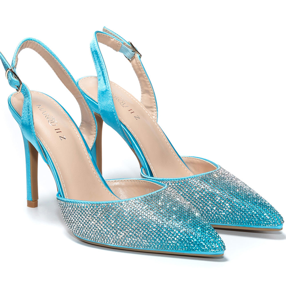 Pantofi dama Angelina, Bleu 2