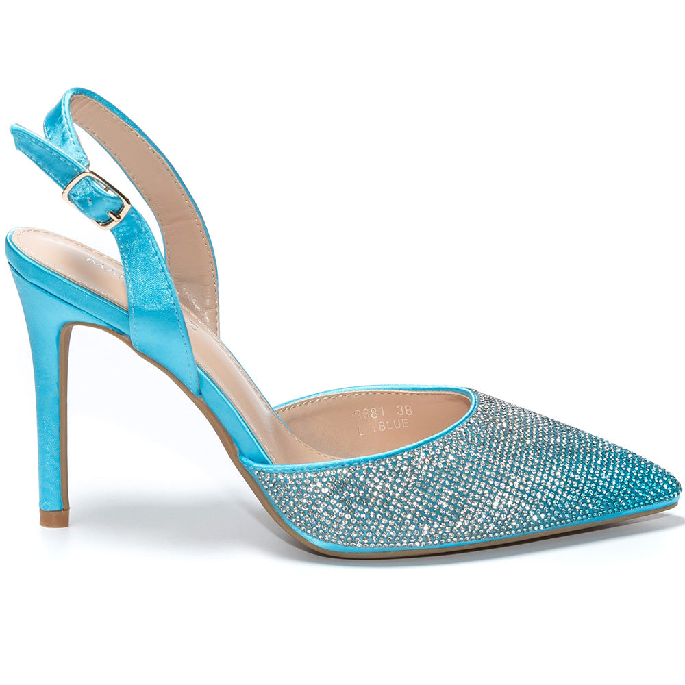 Pantofi dama Angelina, Bleu 3