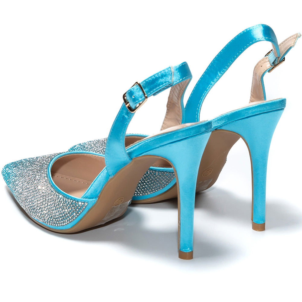 Pantofi dama Angelina, Bleu 4