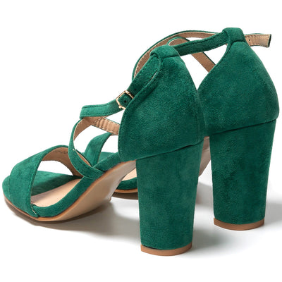 Sandale dama Anuja, Verde 4