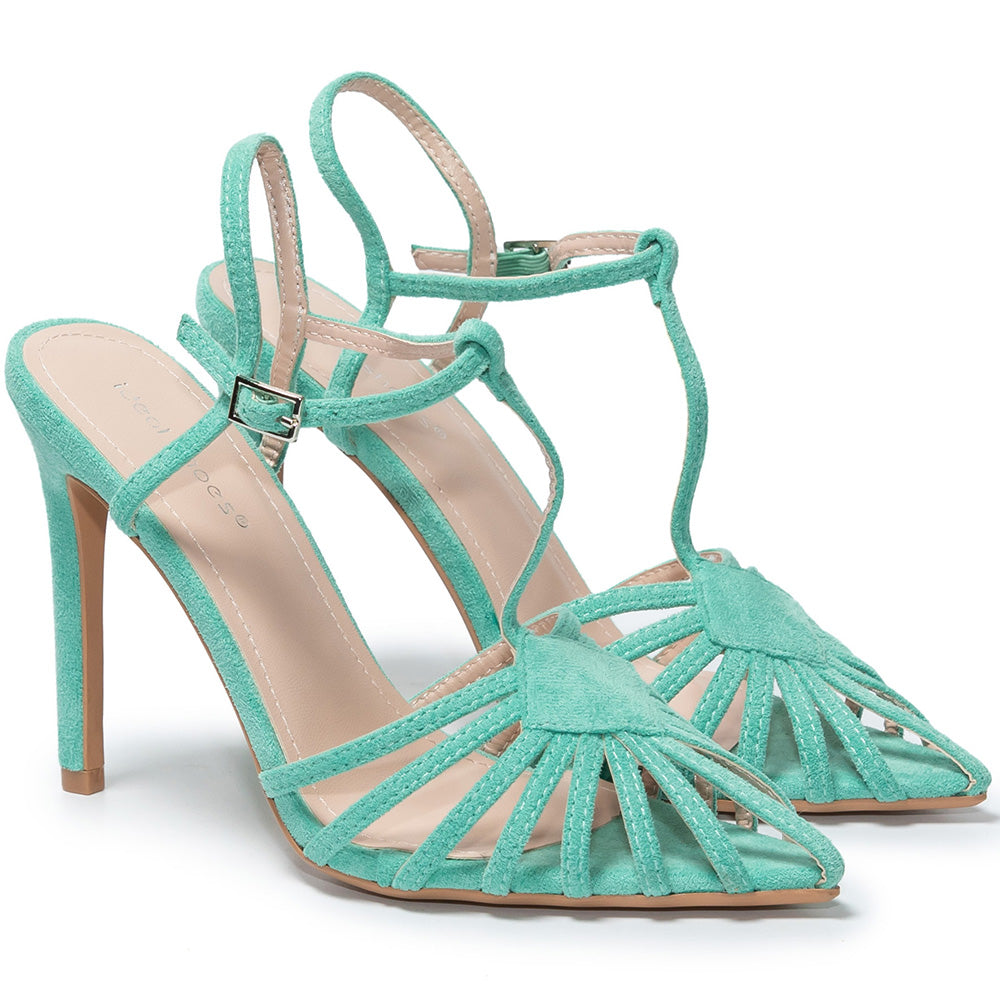 Pantofi dama Aralyn, Verde 2