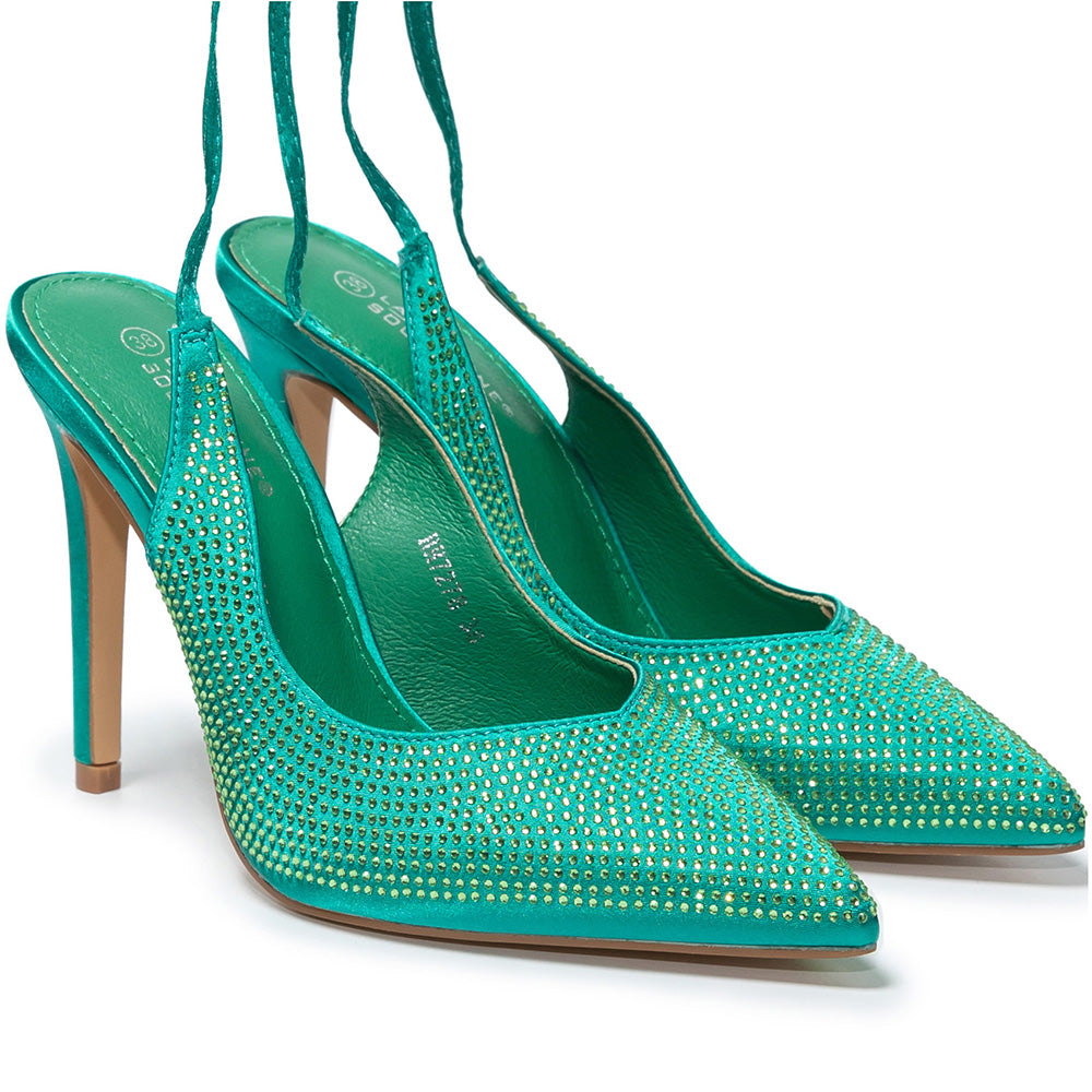 Pantofi dama Azumy, Verde 2