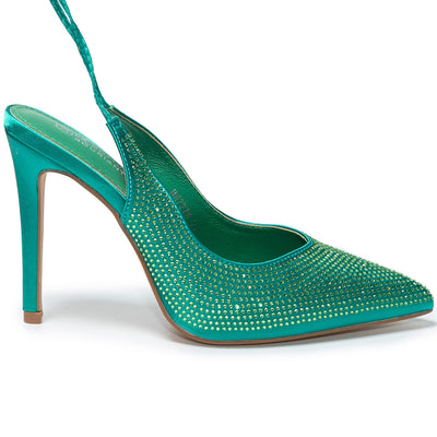 Pantofi dama Azumy, Verde 3