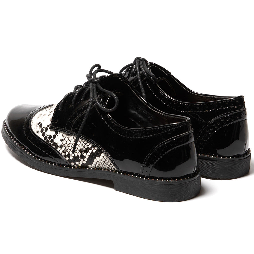 Pantofi dama Bonamy, Negru/Gri 4