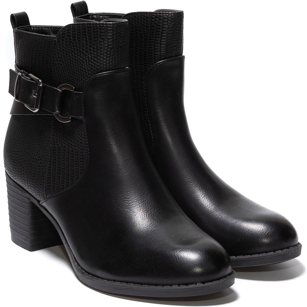 Botine dama Liene, Negru 2