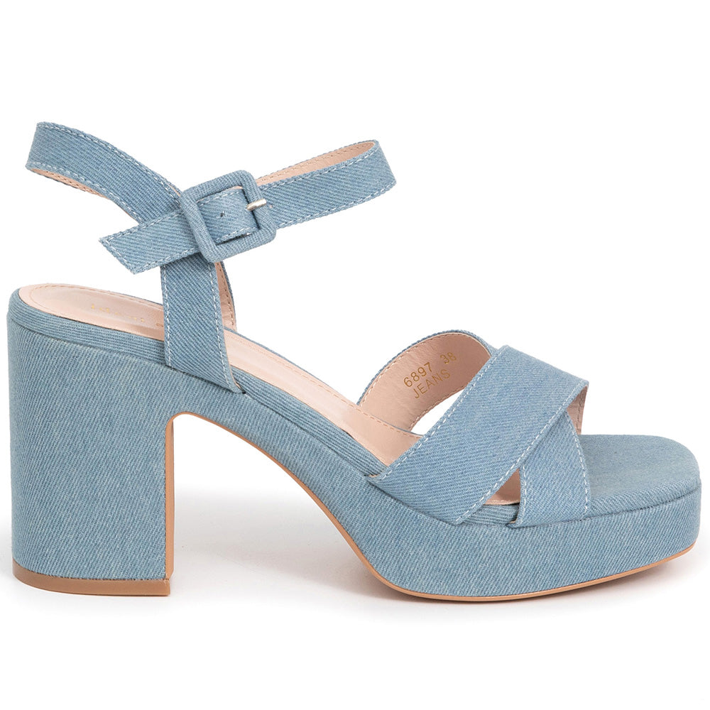 Sandale dama Bridgett, Bleu 3