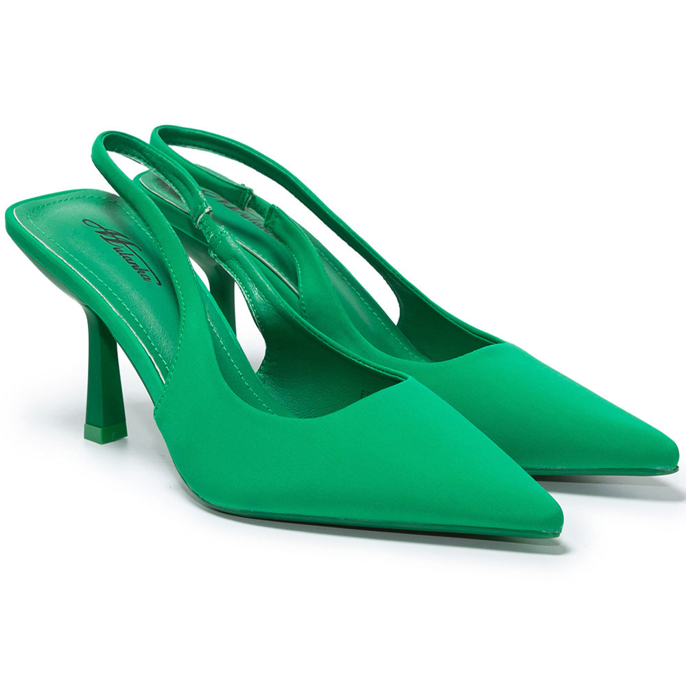 Pantofi dama Celerina, Verde 2