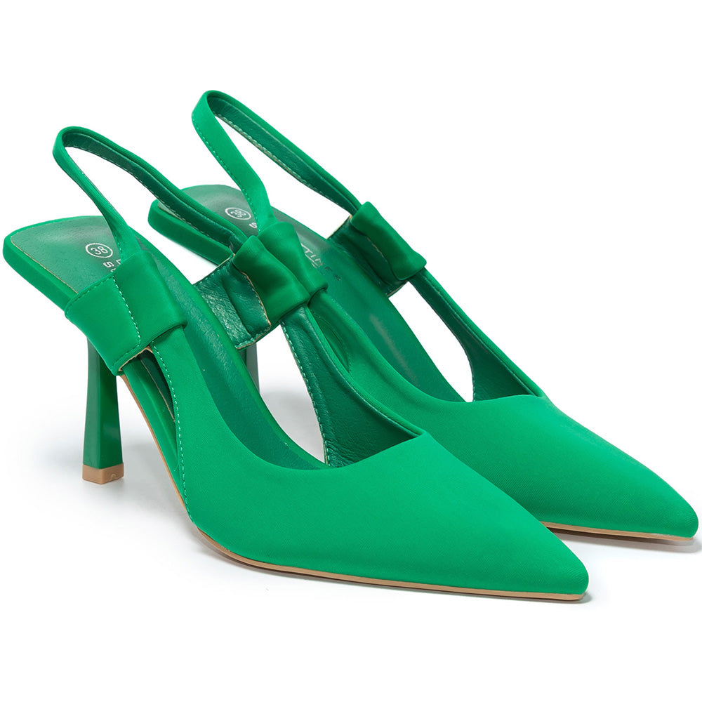 Pantofi dama Chanelle, Verde 2