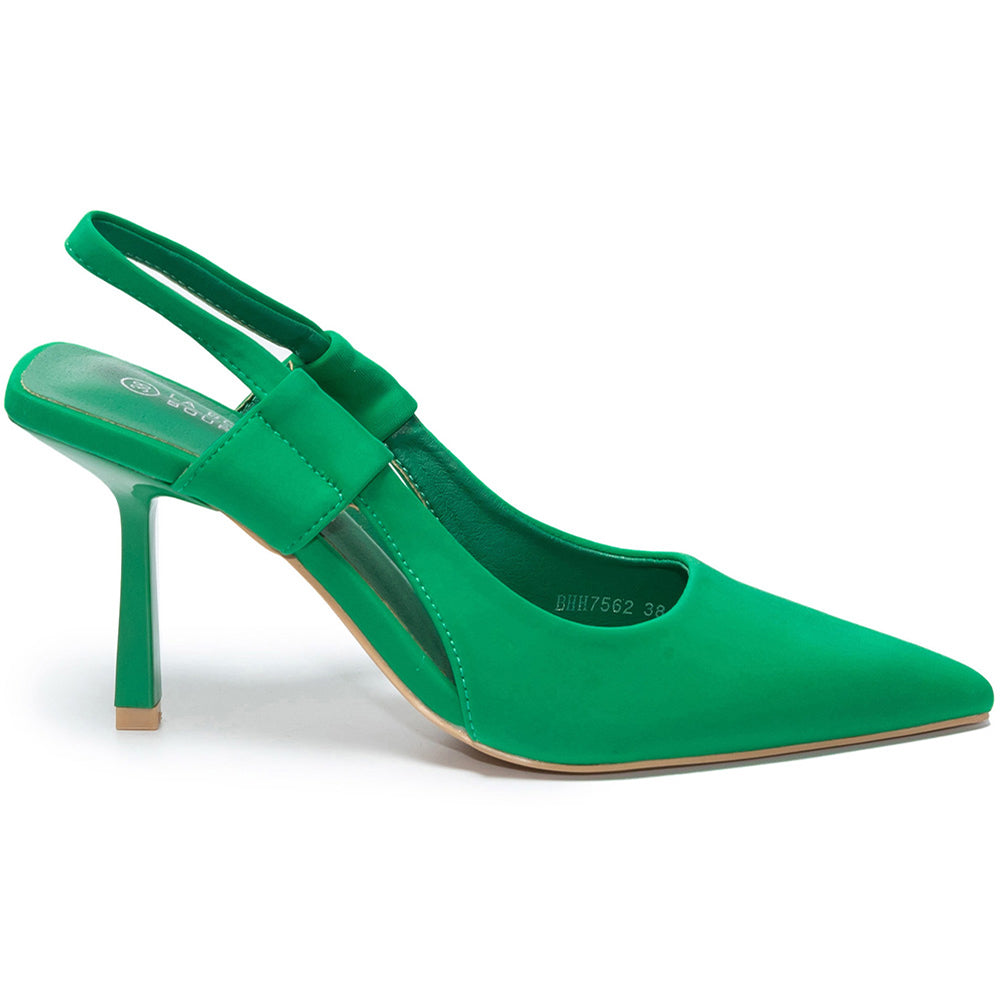Pantofi dama Chanelle, Verde 3