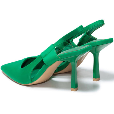 Pantofi dama Chanelle, Verde 4