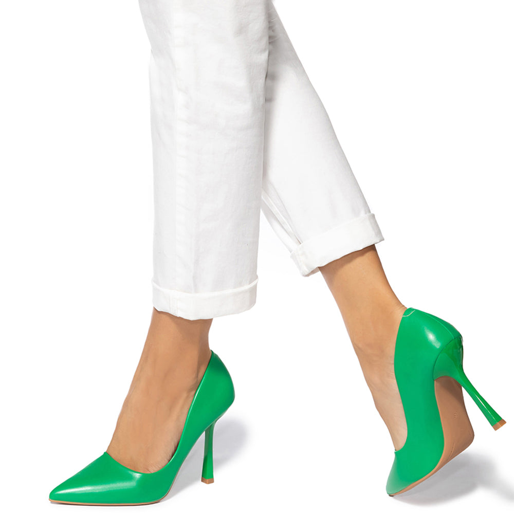 Pantofi dama Daerita, Verde 1