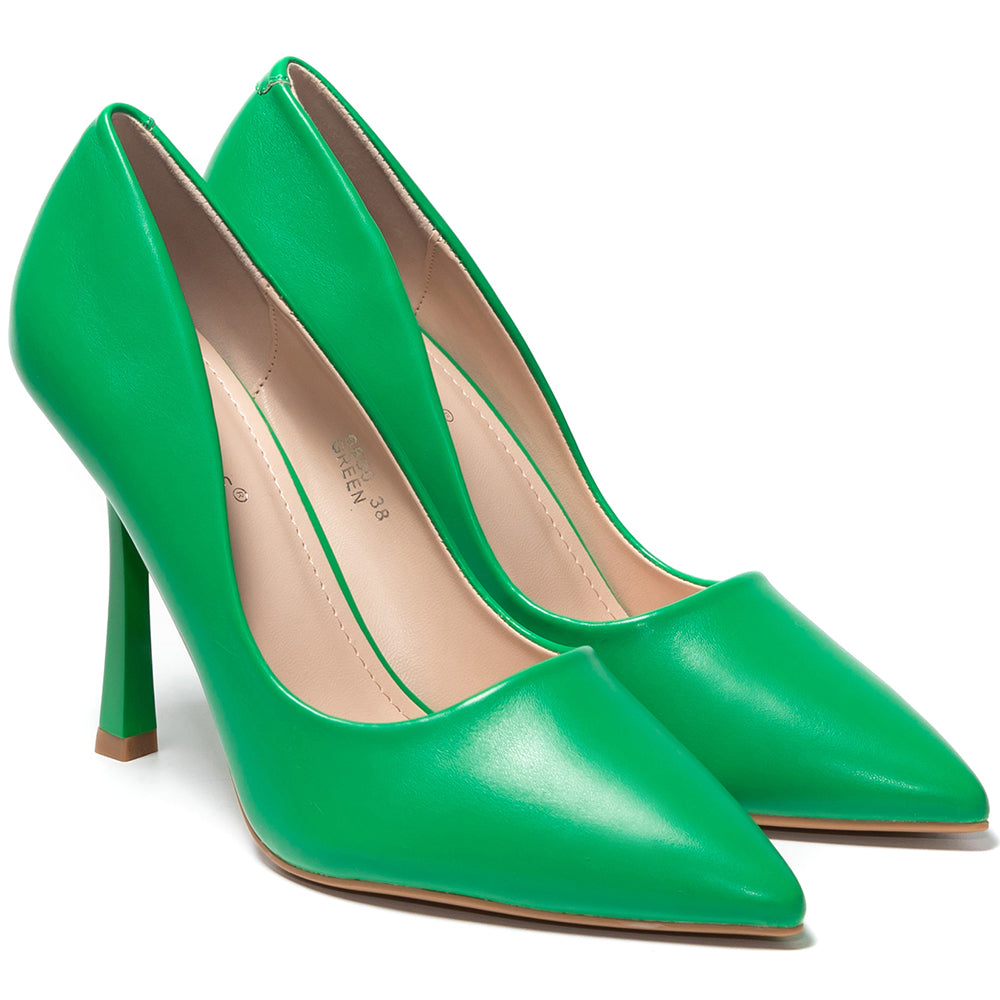 Pantofi dama Daerita, Verde 2
