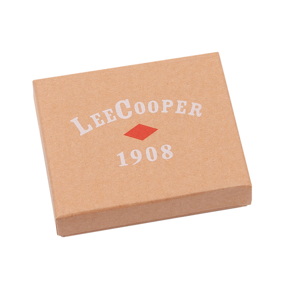 Lee Cooper | Port card barbati din piele naturala EF-POB006, Maro 5