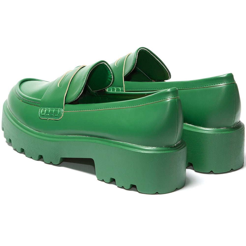 Pantofi dama Ebio, Verde inchis 4