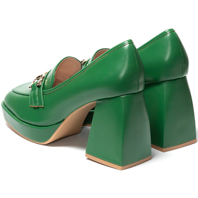 Pantofi dama Echidna, Verde inchis 4