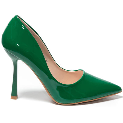 Pantofi dama Echo, Verde inchis 3