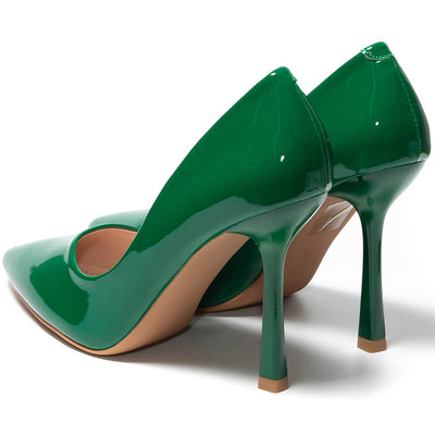 Pantofi dama Echo, Verde inchis 4