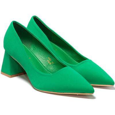Pantofi dama Edalene, Verde 2