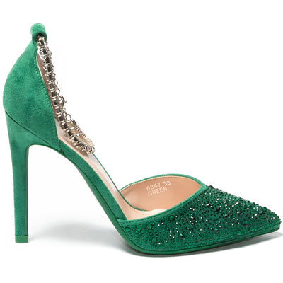 Pantofi dama Eden, Verde 3