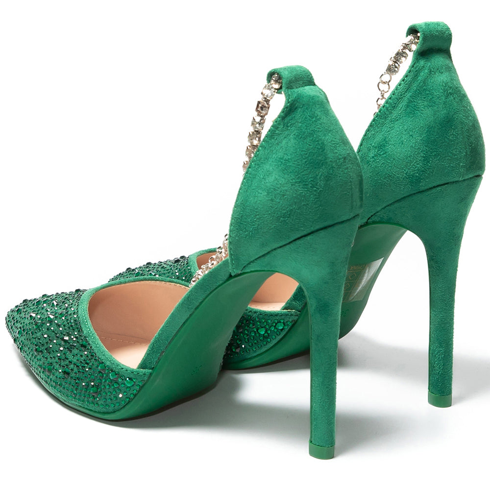 Pantofi dama Eden, Verde 4