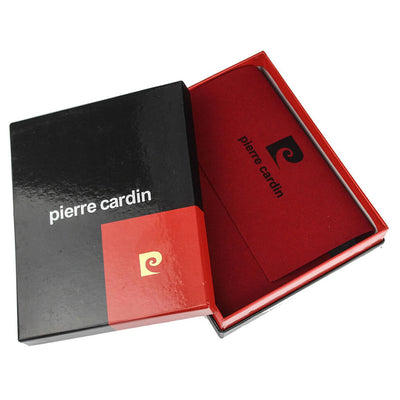 Pierre Cardin | Portofel barbati din piele naturala GPB004, Negru/Bleumarin 2