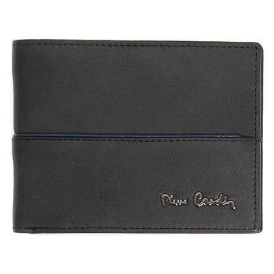 Pierre Cardin | Portofel barbati din piele naturala GPB057, Negru/Albastru 1