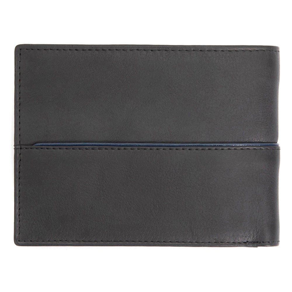 Pierre Cardin | Portofel barbati din piele naturala GPB057, Negru/Albastru 4