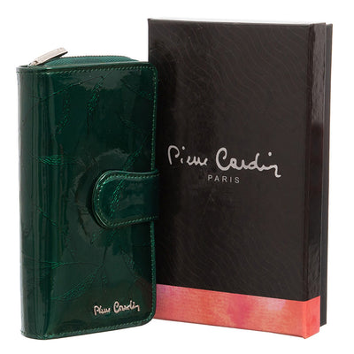 Pierre Cardin | Portofel dama din piele naturala GPD017, Verde 2
