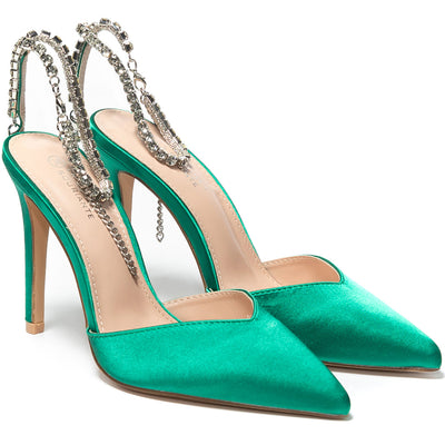 Pantofi dama Kalapini, Verde 2