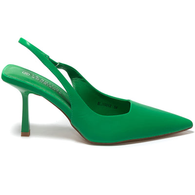 Pantofi dama Kaleema, Verde 3