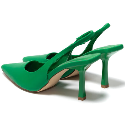Pantofi dama Kaleema, Verde 4
