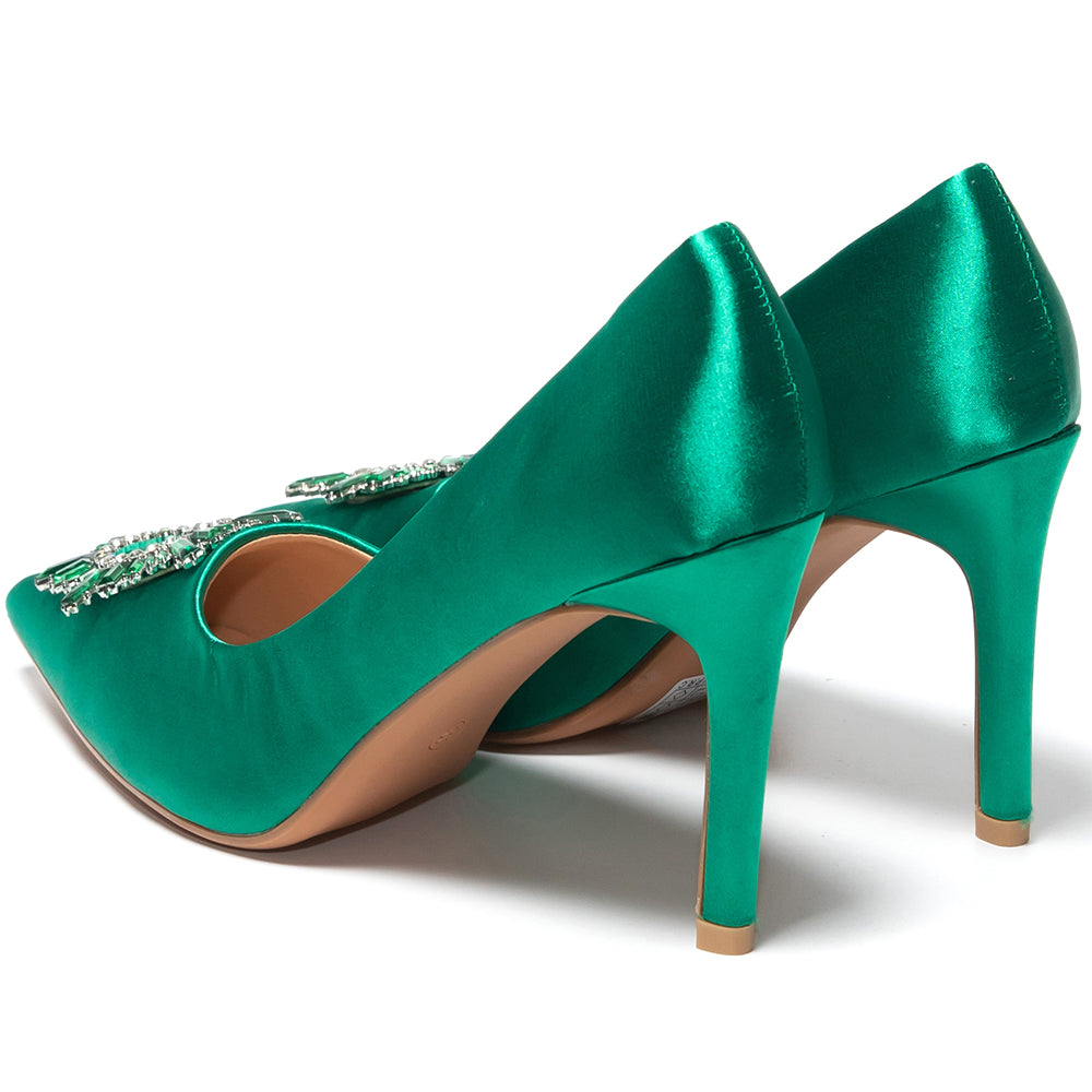 Pantofi dama Kallista, Verde 4