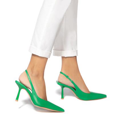 Pantofi dama Kaleema, Verde 1