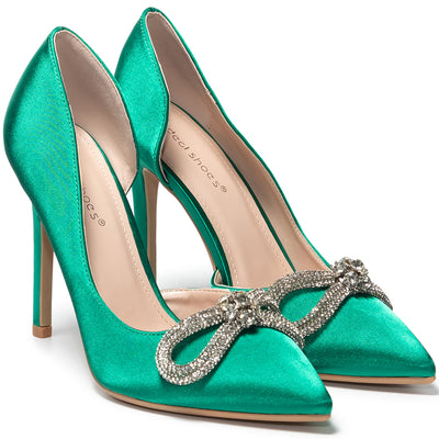 Pantofi dama Kellee, Verde 2