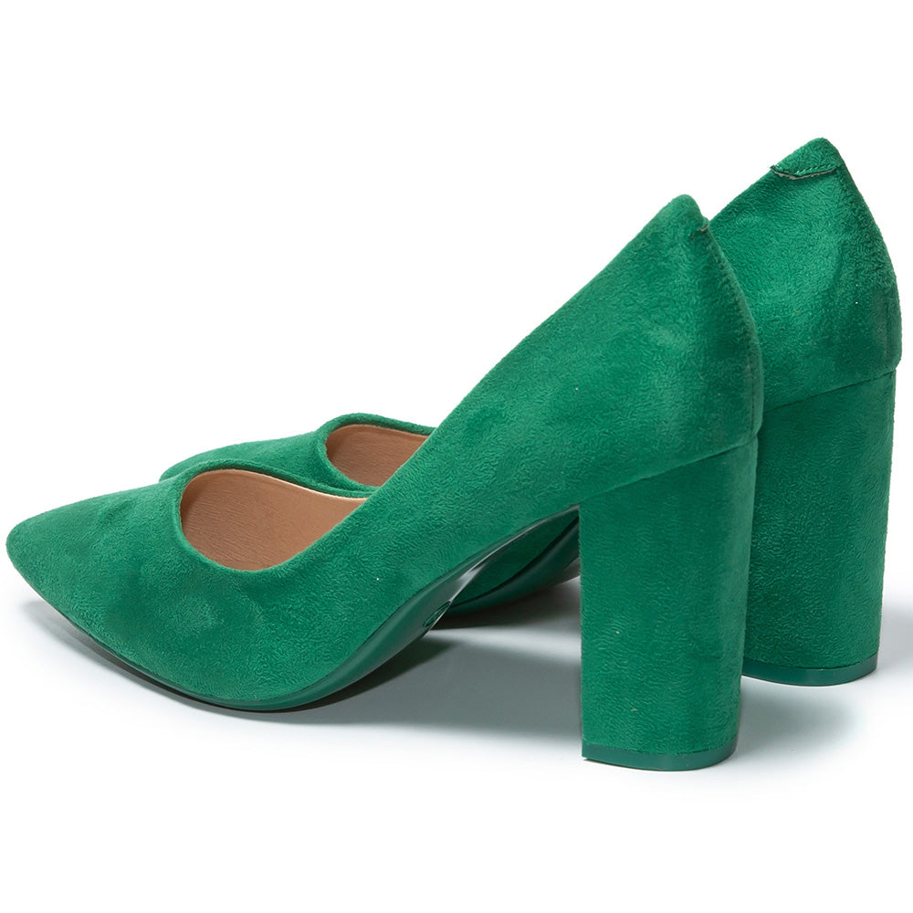 Pantofi dama Kizzy, Verde 4