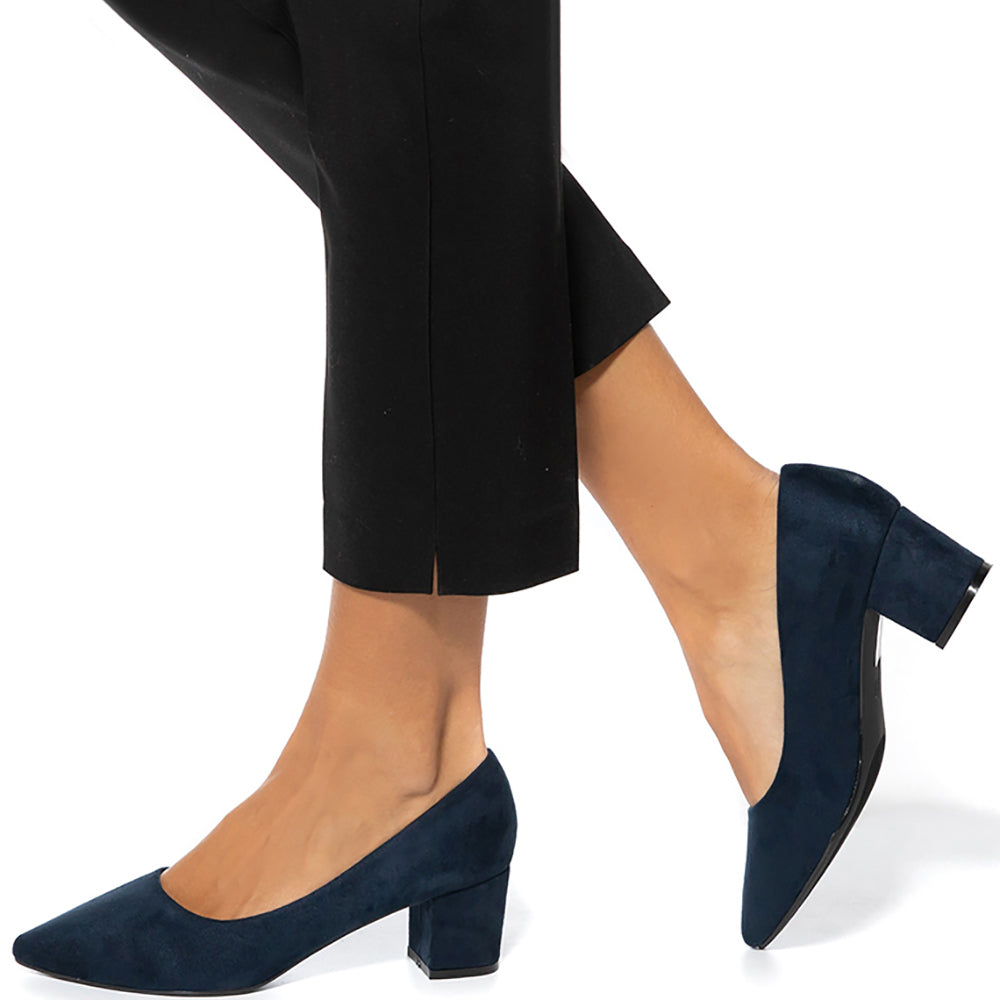 Pantofi dama Lamina, Bleumarin 1