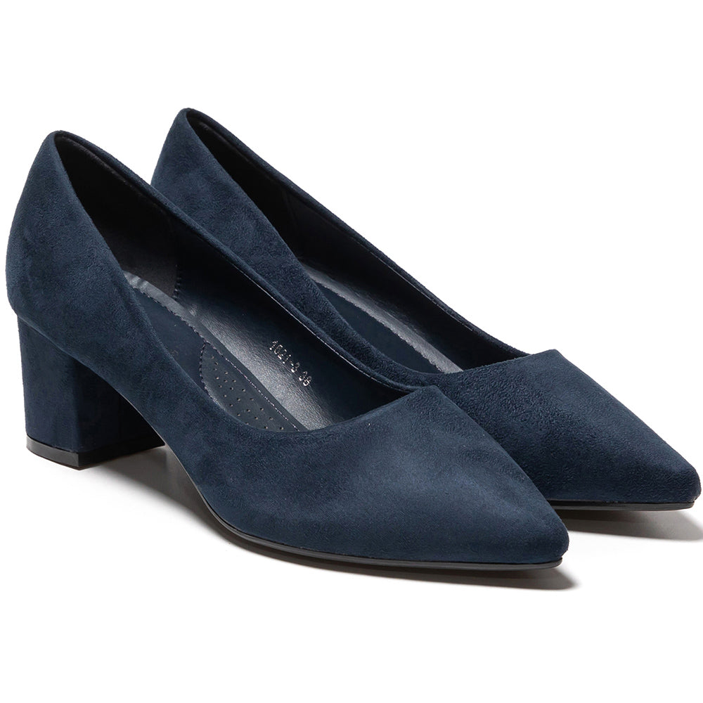 Pantofi dama Lamina, Bleumarin 2