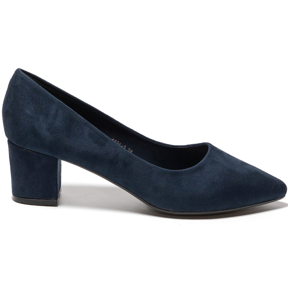 Pantofi dama Lamina, Bleumarin 3