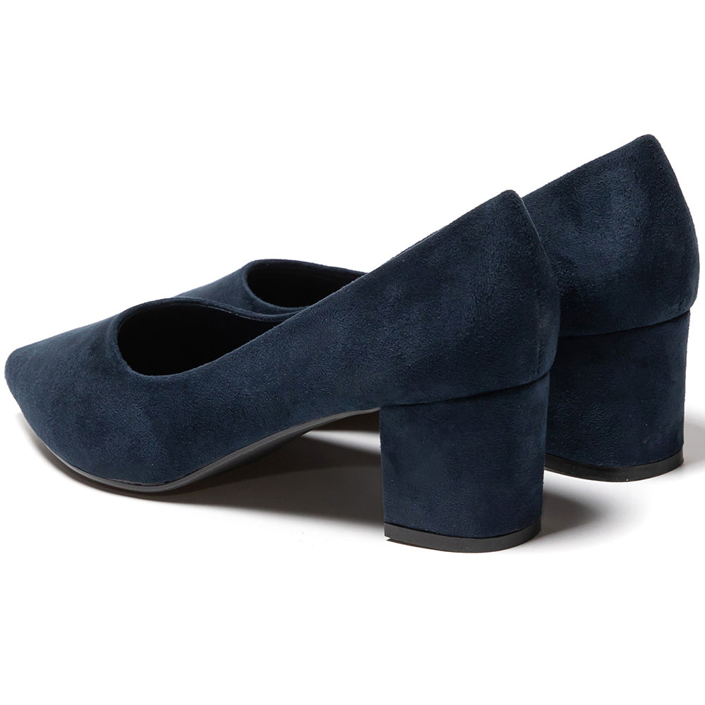 Pantofi dama Lamina, Bleumarin 4