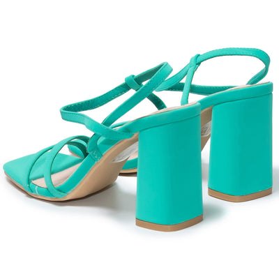 Sandale dama Latifa, Verde 4