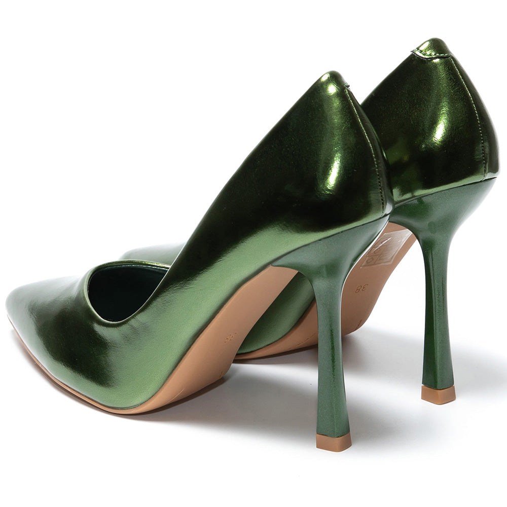 Pantofi dama Latoya, Verde inchis 4