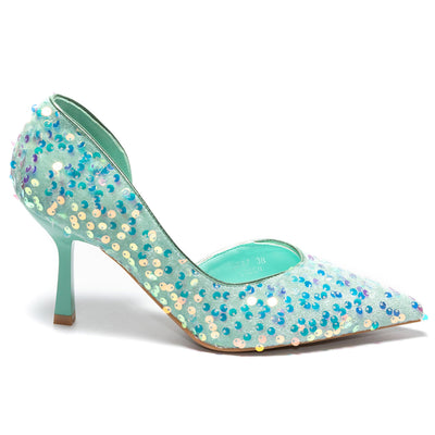 Pantofi dama Lutendo, Bleu 3